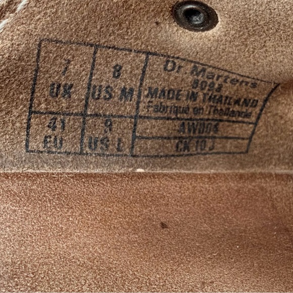 Dr. Martens Y2K Vintage 00s Brown Slide Slip On Leather Sandals Womens 9 Mens 8 - Picture 3 of 10